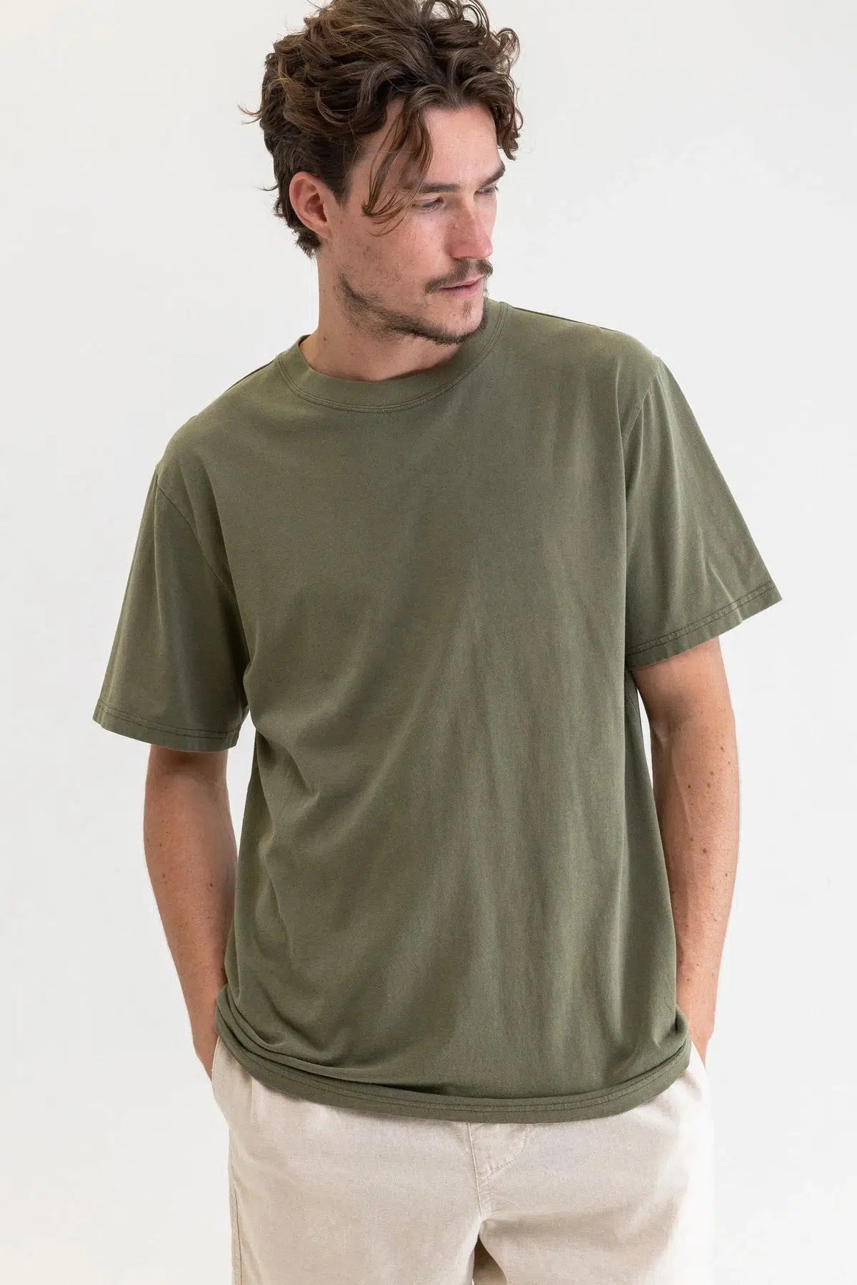 RHYTHM CLASSIC VINTAGE TEE ~ OLIVE-Keel Surf & Supply