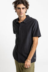 Rhythm Classic Linen SS Shirt ~ Vintage Black-Keel Surf & Supply