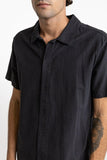 Rhythm Classic Linen SS Shirt ~ Vintage Black-Keel Surf & Supply