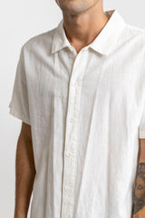 Rhythm Classic Linen SS Shirt ~ Vintage White-Keel Surf & Supply