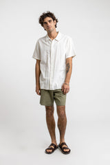 Rhythm Classic Linen SS Shirt ~ Vintage White-Keel Surf & Supply