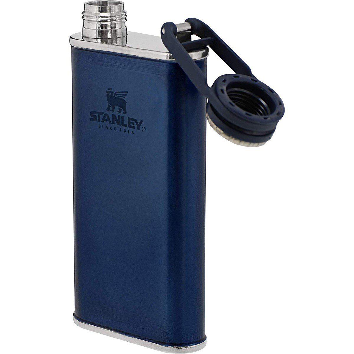 STANLEY CLASSIC EASY FILL WIDE MOUTH FLASK 8OZ NIGHTFALL-Keel Surf & Supply
