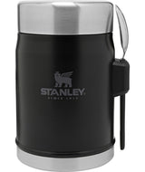 STANLEY CLASSIC LEGENDARY FOOD JAR + SPORK | 14 OZ ~ Matte Black-Keel Surf & Supply