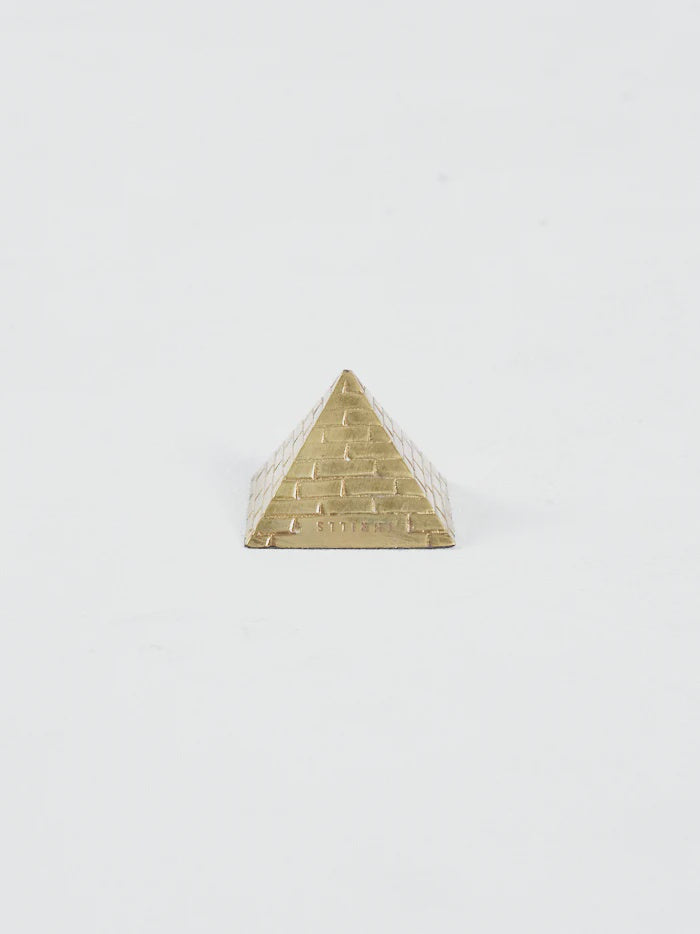 Thrills  PYRAMID INCENSE HOLDER Antique Brass