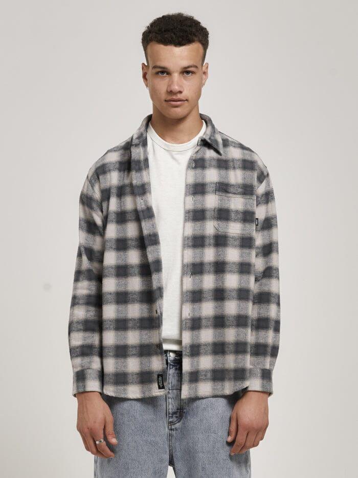 BARRIO FLANNEL SHIRT  Mens PETROL