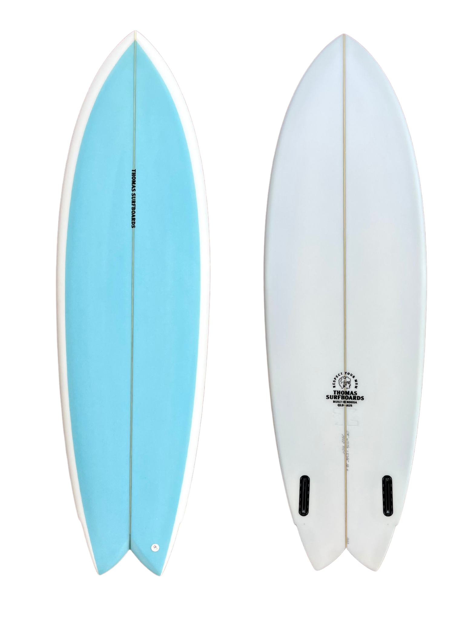 Thomas Bexton Surfboards Mod Fish 5'8"