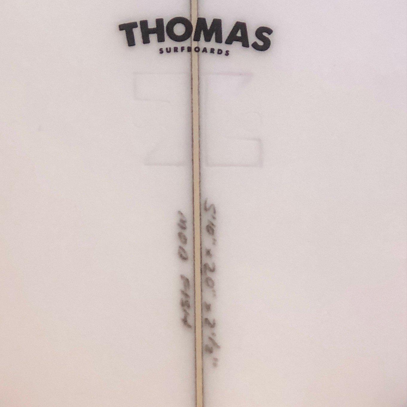 Thomas Surfboards 5'10" Mod Fish ~ Green / Clear-Keel Surf & Supply