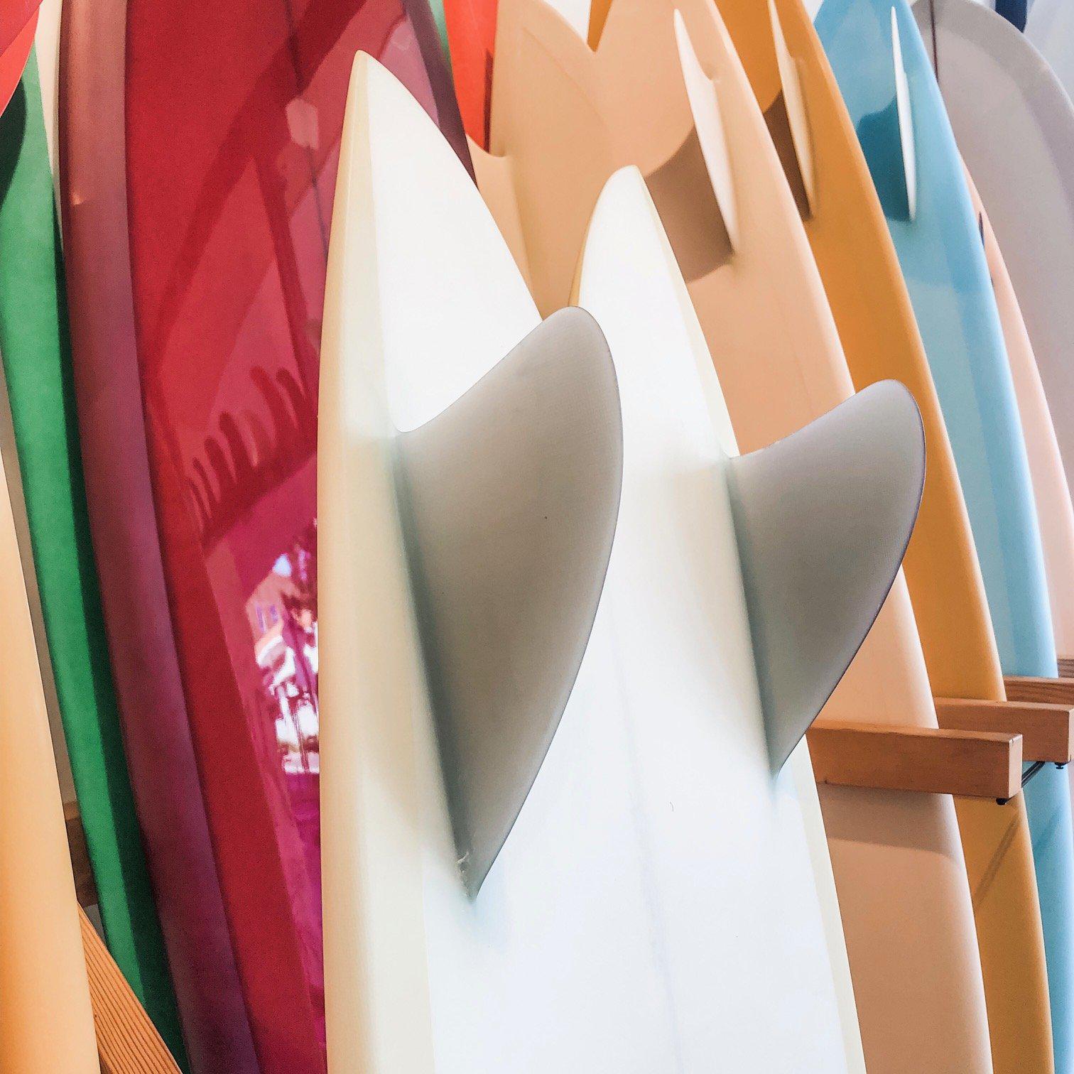 Thomas Surfboards 5'6" Fish ~ Old Mal / White-Keel Surf & Supply