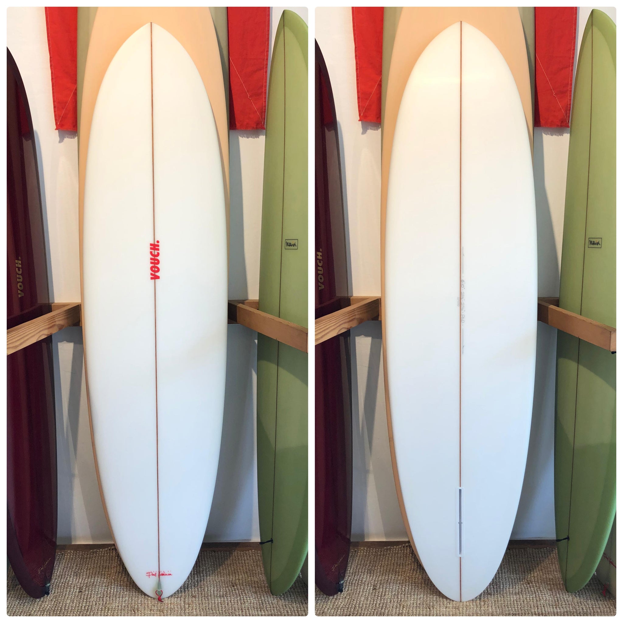 VOUCH 6'10" EVO ~ Clear-Keel Surf & Supply