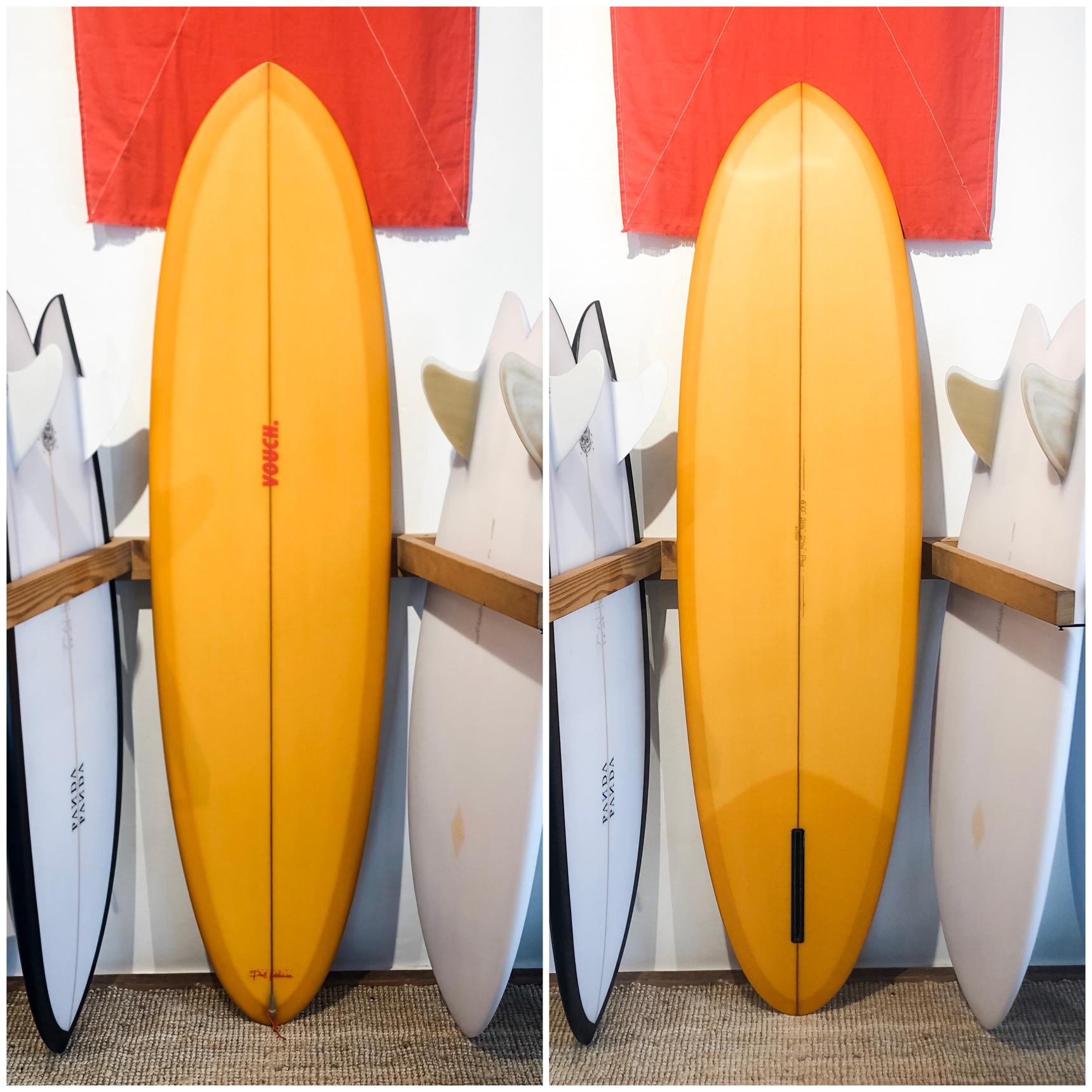 VOUCH 6'10" EVO ~ Orange-Keel Surf & Supply