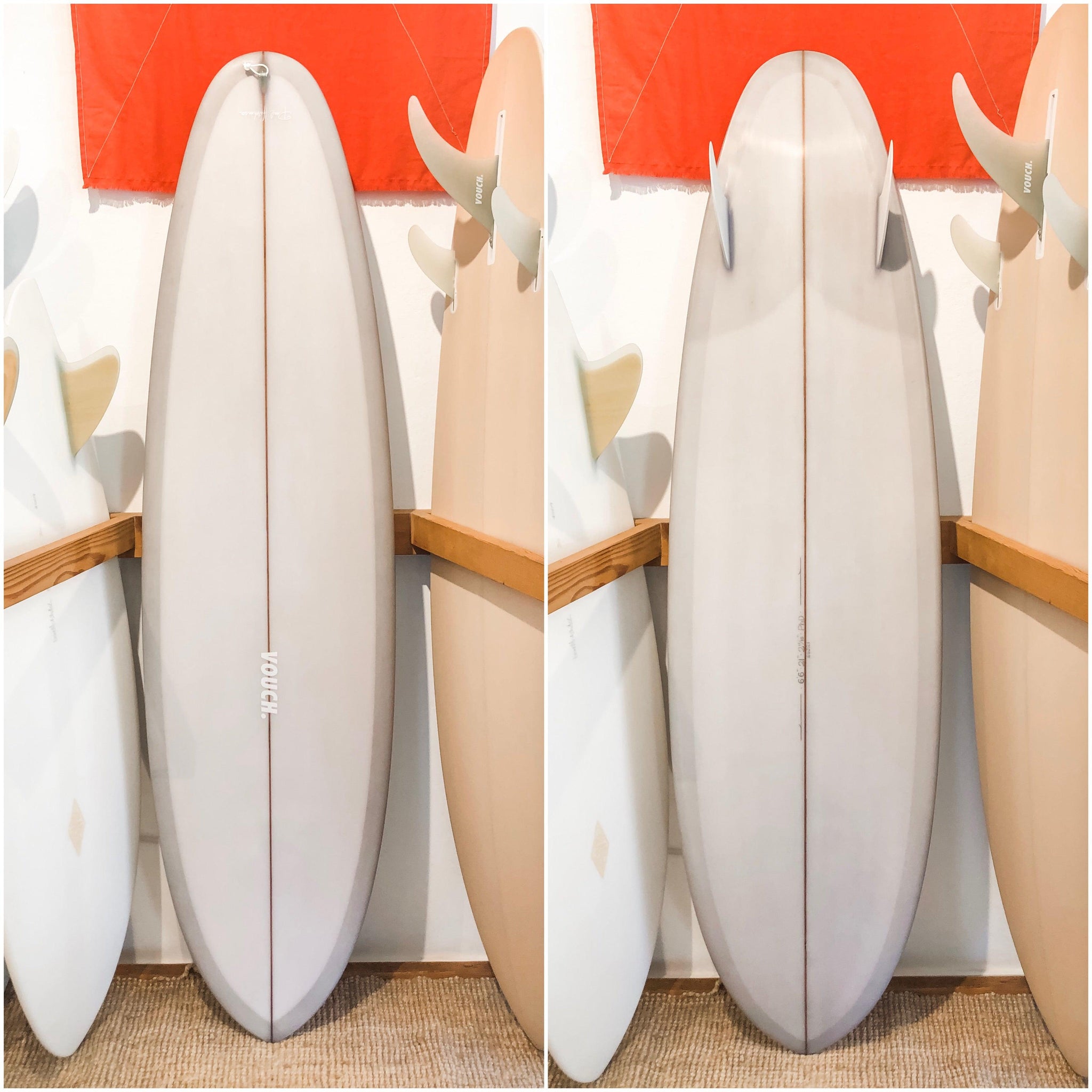 VOUCH NUEVO TWIN 6'6"-Keel Surf & Supply