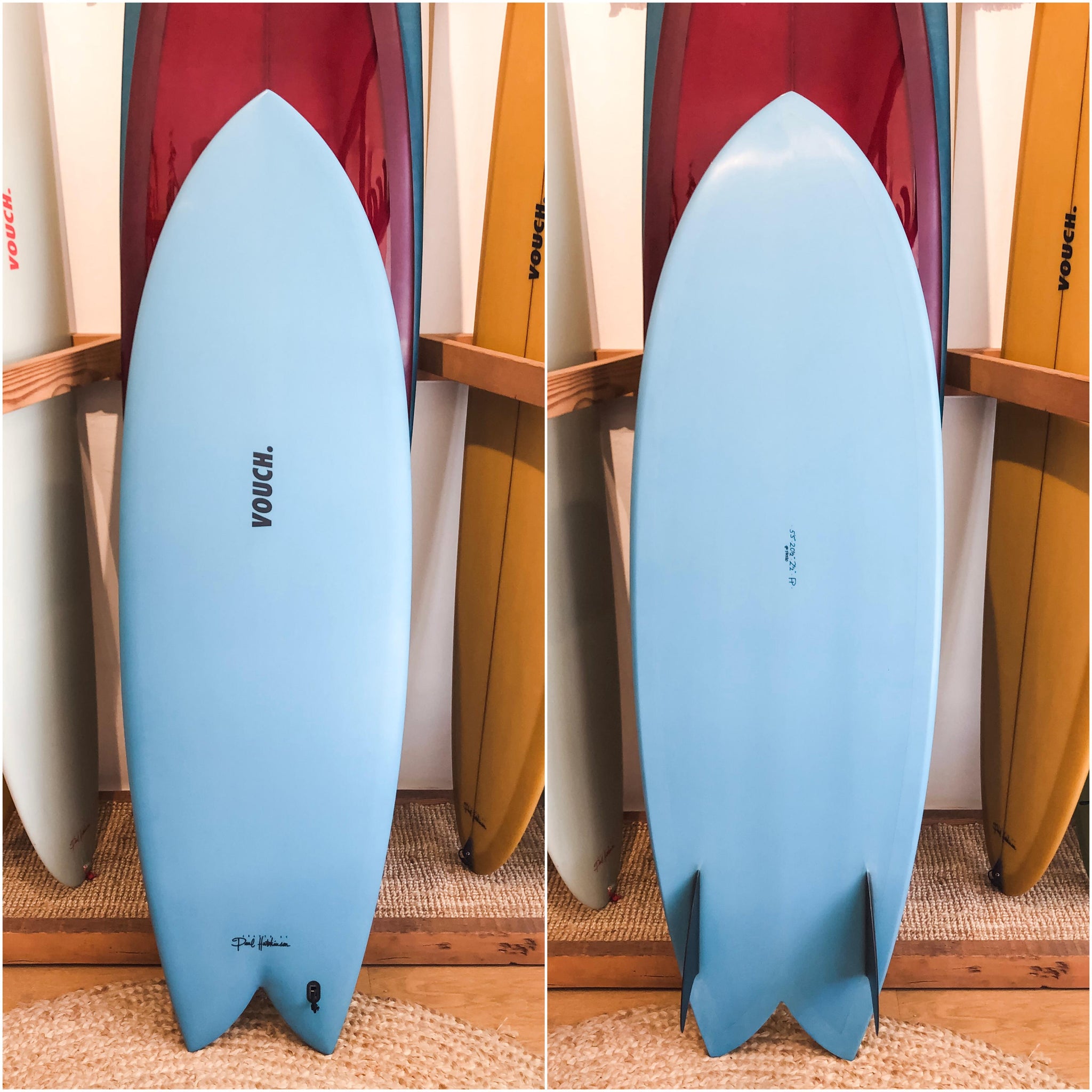 Vouch 5'5" Vish ~ Storm Blue-Keel Surf & Supply