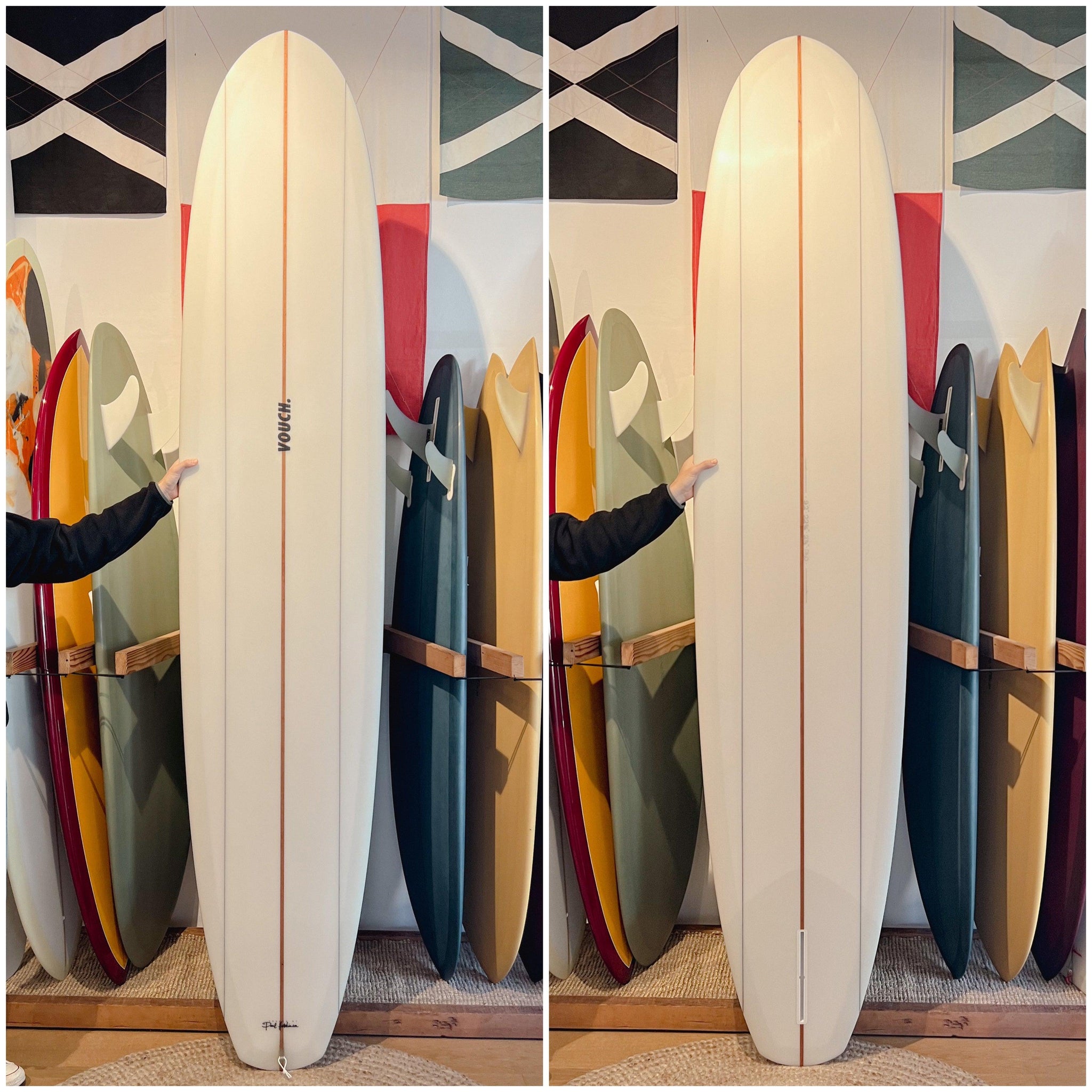 Vouch 9'2 Rolled Vee Noserider ~ Volan-Keel Surf & Supply