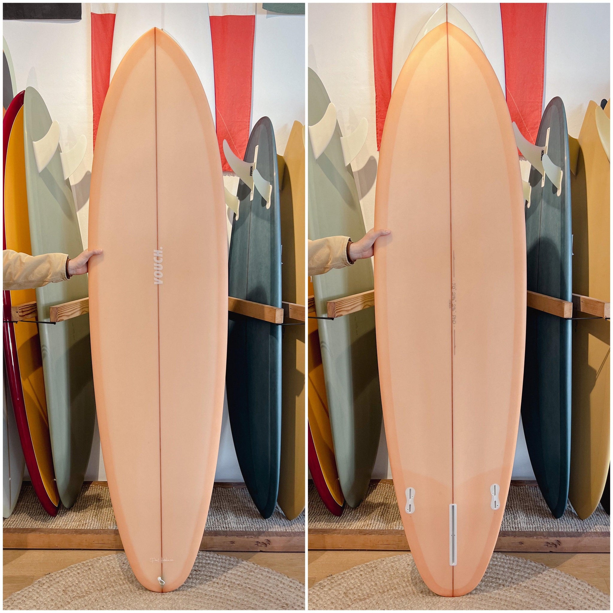 Vouch Nuevo 7'0" ~ Peach-Keel Surf & Supply