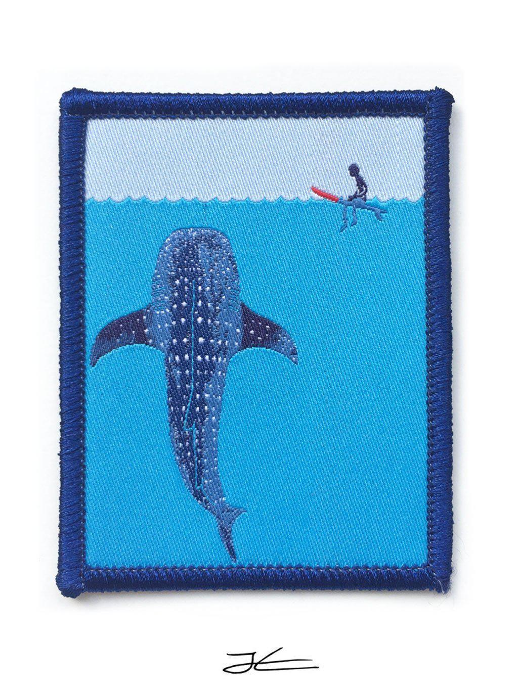 WHALE SHARK PATCH BY JONAS CLAESSON-Keel Surf & Supply