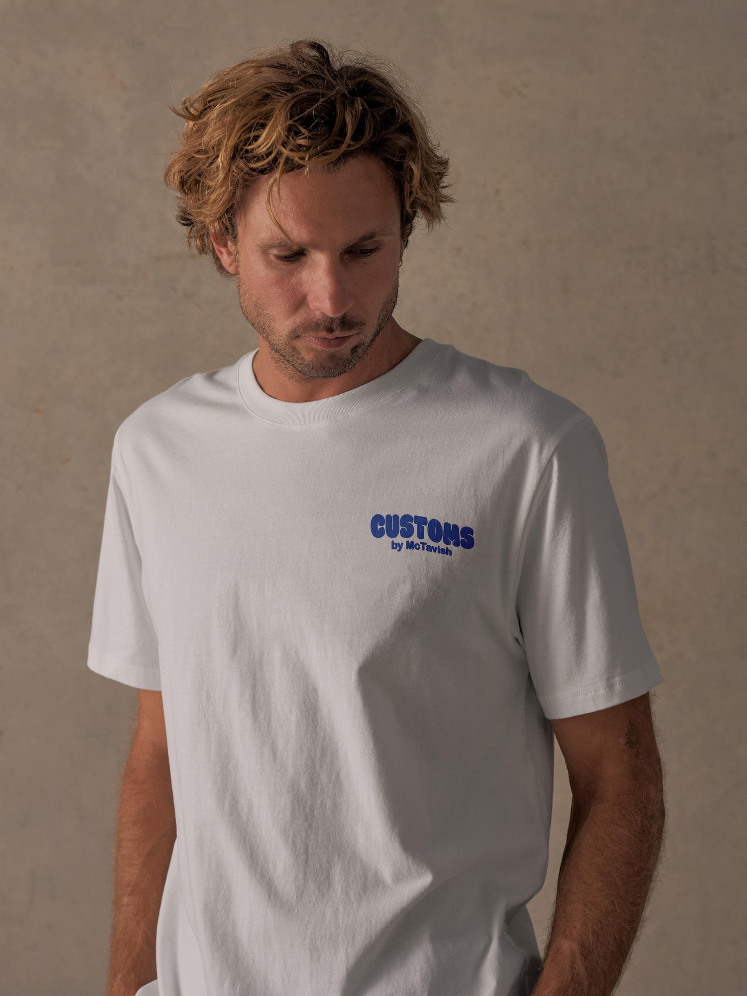McTavish Bob & Ben Customs Tee - Chalk