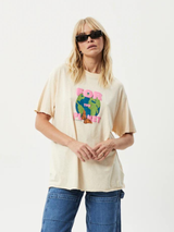 Afends Planet Oversized T-Shirt Sand