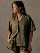McTavish Featherweight SS Shirt - Earthen Green