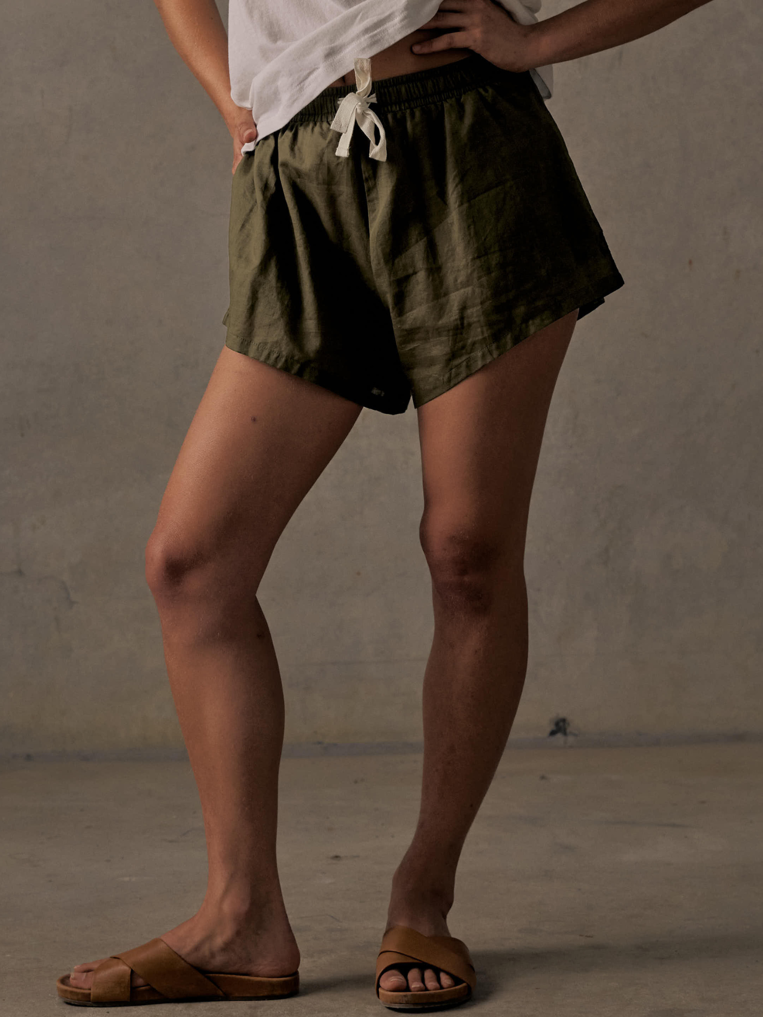 McTavish Featherweight Shorts Earthen Green