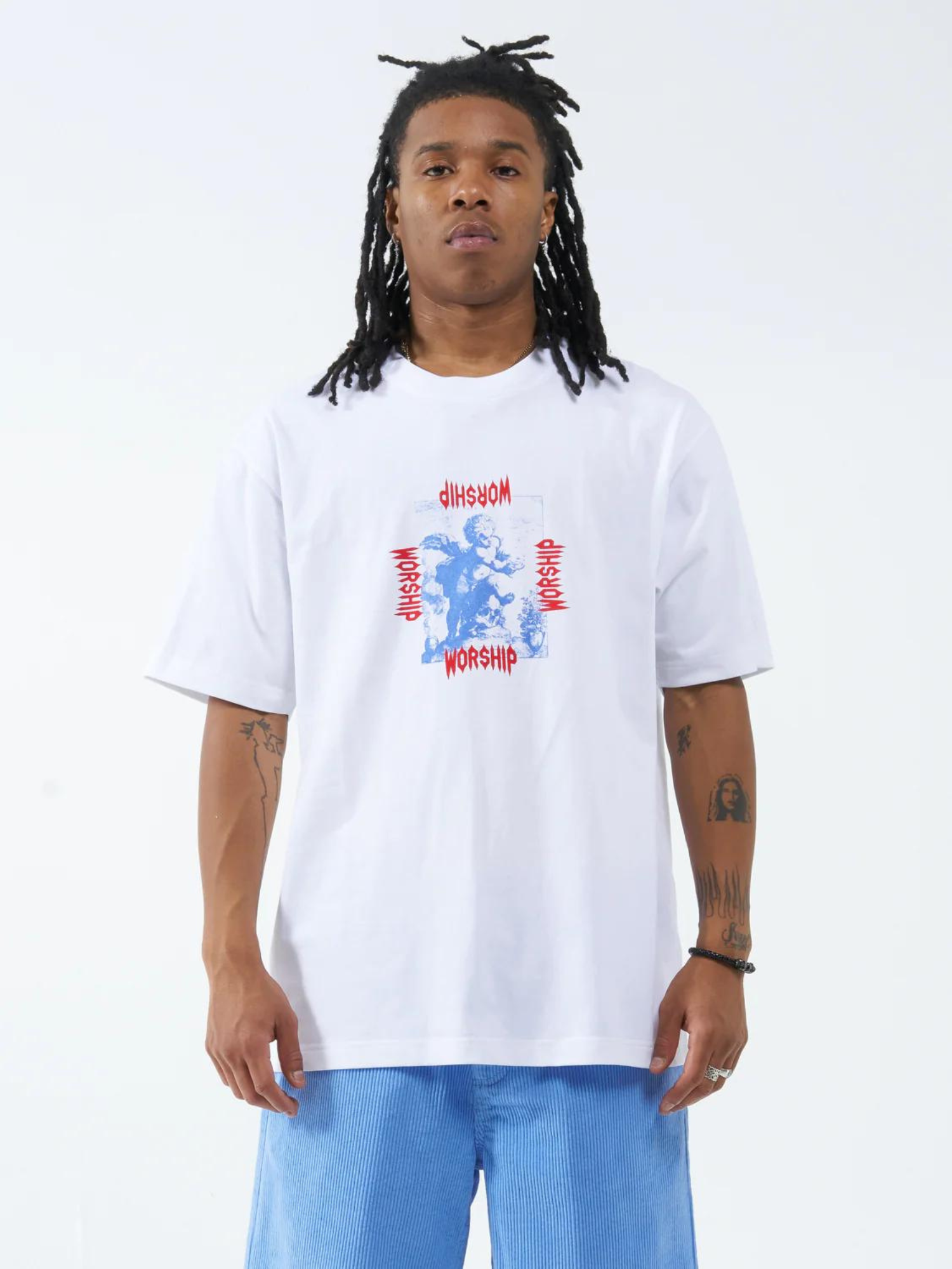 Worship Heavenly Tee - White