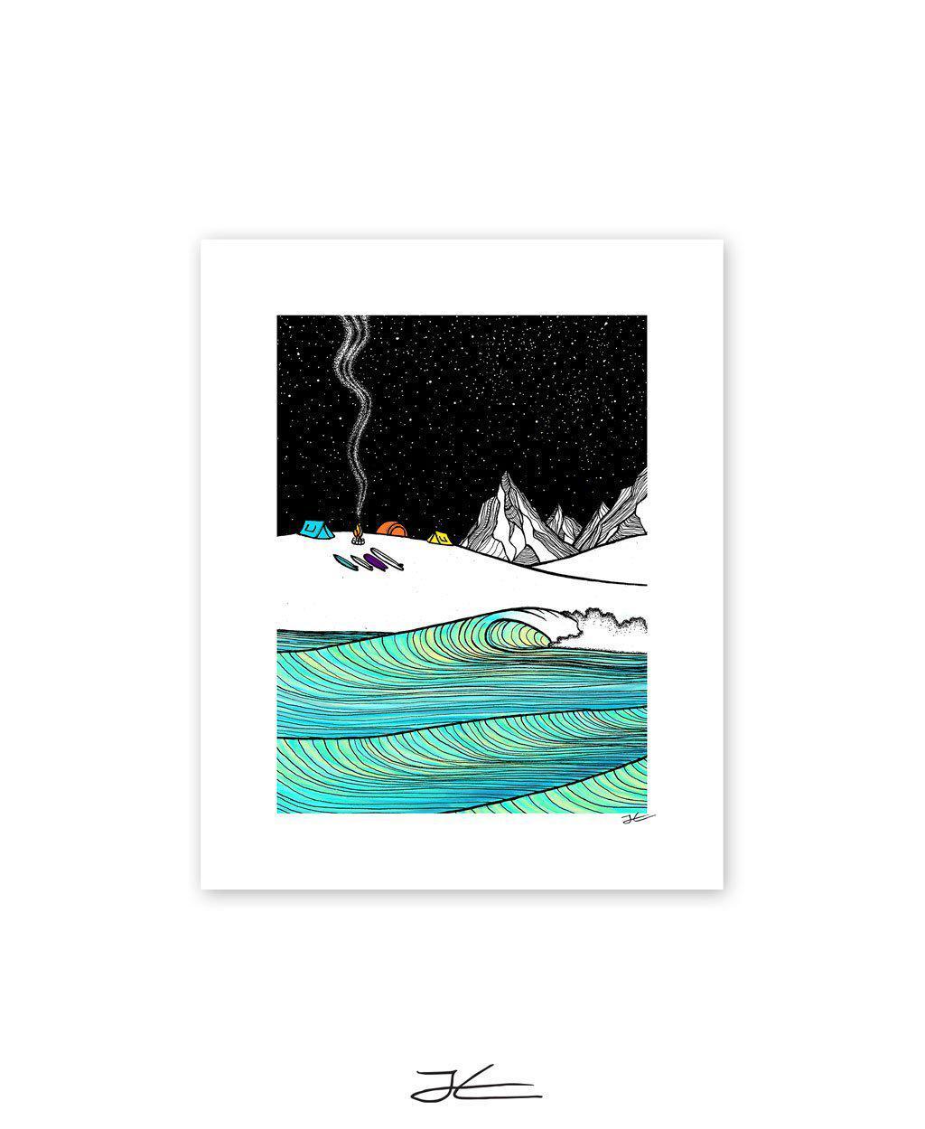 Wonderland Print ~ Jonas Claesson (Colour)-Keel Surf & Supply