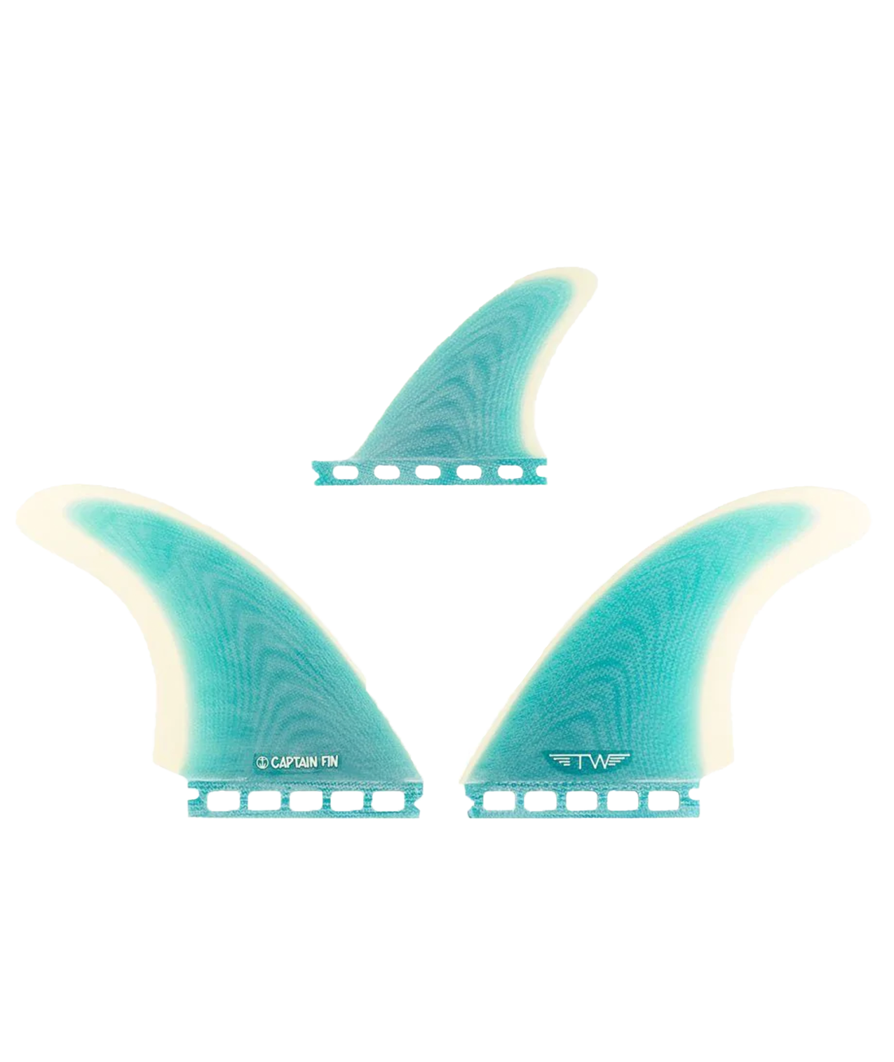 CAPTAIN FIN CO TYLER WARREN TWIN ESP - Turquoise - Keel Surf & Supply