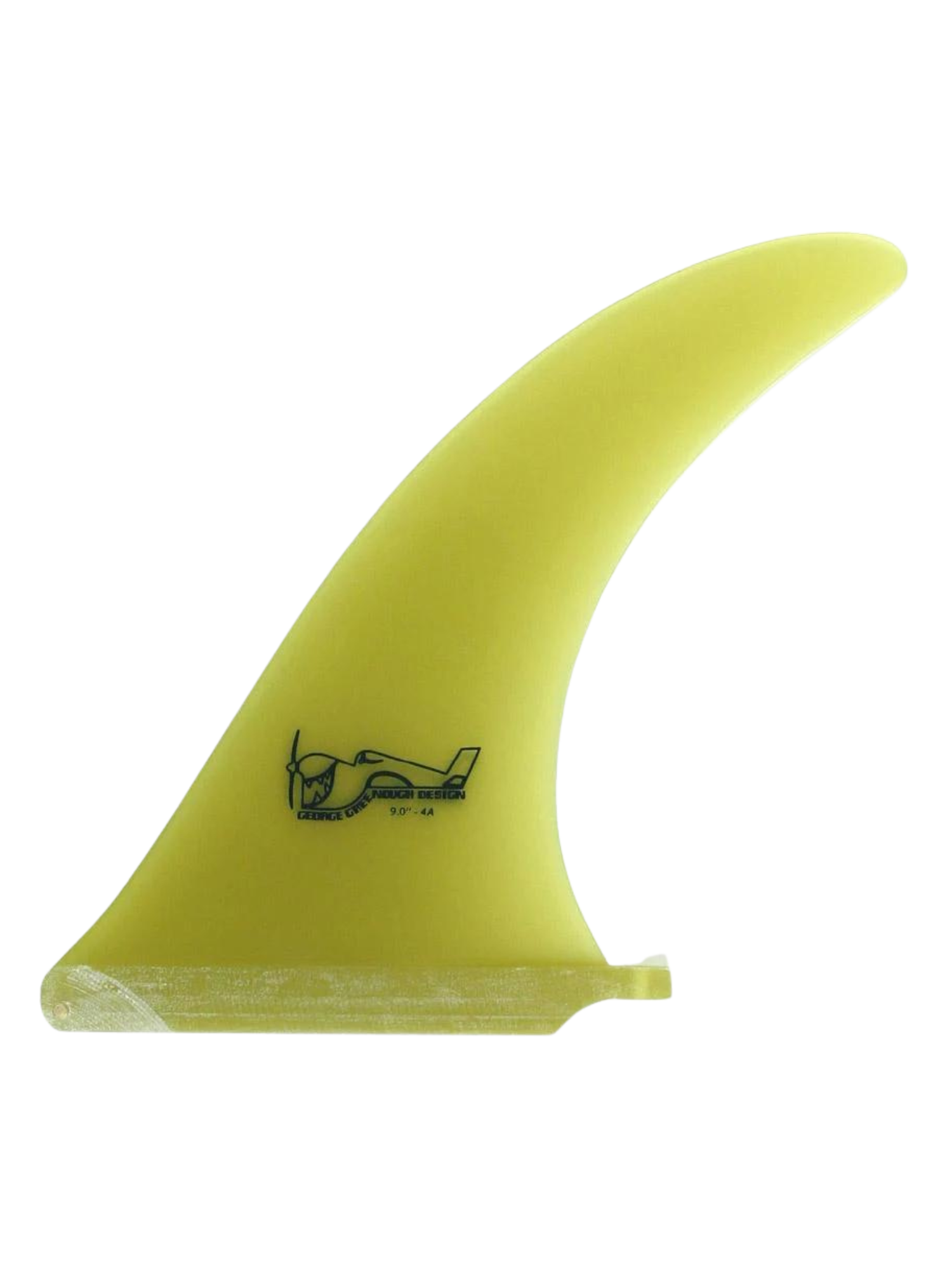 True Ames Greenough 4A 9.75" Yellow - Keel Surf & Supply